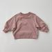 Bjutir Cute Tops For Toddler Kids Baby Boys Girls Basic Crewneck Pullover Sweatshirt Childrens Solid Coat Tops