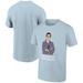 Men's Ripple Junction Michael Scott Light Blue The Office Christmas is Cancelled Holiday Graphic T-Shirt