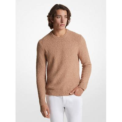 Michael Kors Organic Cotton Bouclé Sweater Pink L