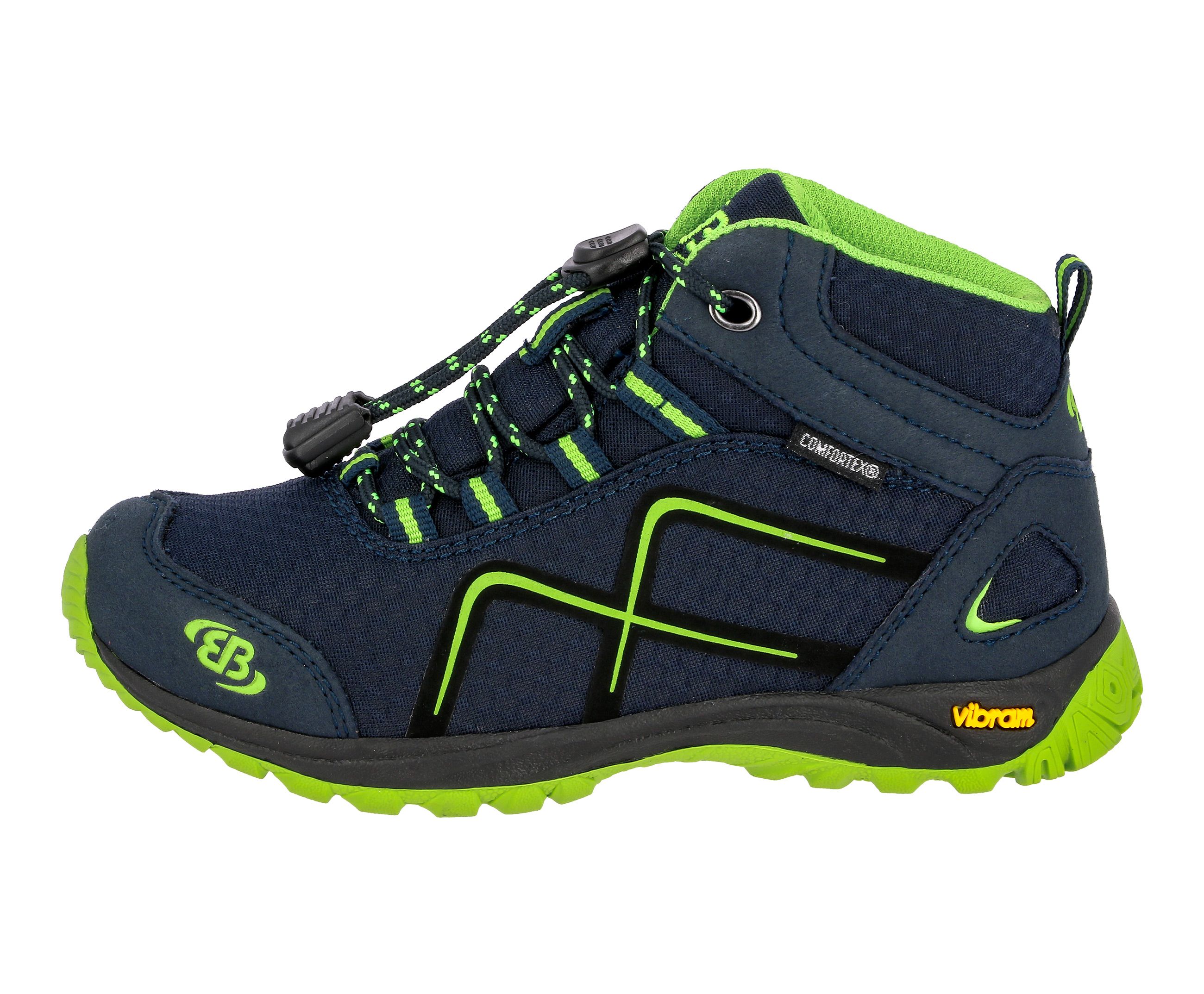 Wanderschuh BRÜTTING "Outdoorstiefel Guide High", Gr. 40, blau, Synthetik, Schuhe Image