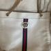 Gucci Bags | Gucci Rajah Tote- 100% Authentic! White, Navy And Red With Tigereye Emblem. | Color: White | Size: Os