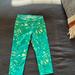 Under Armour Bottoms | Girls Under Armour Capri Pants | Color: Green | Size: 10g