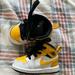 Nike Shoes | Baby Nike Air Jordan Shoes | Color: Black/Gold | Size: 3bb