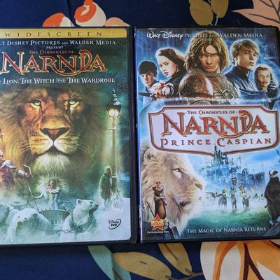 Disney Media | The Chronicles Of Narnia Lot - The Lion, Witch And Wardrobe & Prince Caspian Dvd | Color: Gold | Size: Os