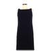 Jones New York Casual Dress - Mini Boatneck Sleeveless: Black Print Dresses - Women's Size 10