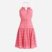 J. Crew Dresses | J.Crew Anguilla Mini Halter Dress In Eyelet For Women Bi602 In Pink | Color: Pink | Size: 2