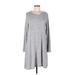 Old Navy Casual Dress - Sweater Dress: Gray Marled Dresses - Women's Size Medium