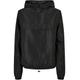 Allwetterjacke URBAN CLASSICS "Urban Classics Damen Ladies Recycled Basic Pull Over Jacket" Gr. 4XL, schwarz (black) Damen Jacken Übergangsjacken