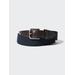 Men's Leather Combination Belt | Navy | Large | UNIQLO US