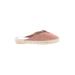 Avec Les Filles Mule/Clog: Pink Solid Shoes - Women's Size 8 1/2 - Almond Toe