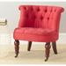 Slipper Chair - August Grove® Aryahna 26.4" Wide Tufted Cotton Slipper Chair in Red/Pink | Wayfair 2012376424704DA38249CAC38B091FE3