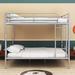 Isabelle & Max™ Aita Full Over Full Bunk Bed Metal in Gray | 65.3 H x 56.4 W x 78 D in | Wayfair 7717A4C9D9D94E12BFE0EB9781932CC6