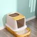 Tucker Murphy Pet™ Cat Litter Basin, Fully Enclosed Cat Toilet, Oversized, Splash Proof, Odor Proof, Cat Litter Basin, Kitten Litter Basin | Wayfair