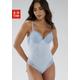 Body S.OLIVER "Amelie" Gr. 85, Cup C, blau (hellblau) Damen Bodies Body Dessous Dessous-Bodies