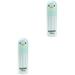 Set of 2 Travel Tooth Brush Toothbrush Case and Toothpaste Holders with Cover Portable Cases