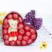 SEAYI Valentine s Day Creative Simulation Rose Bouquet Sets Colorful Rose Artificial Soap Flower Gifts with Box Wedding Valentine s Day Gifts for Girlfriend Her Red