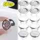 1/6pcs Foro per lavello in acciaio inossidabile Copertura per troppopieno Lavabo Anello per troppopieno Cucina Bagno Lavabo Rivestimento Foro per lavandino Tappo per troppopieno