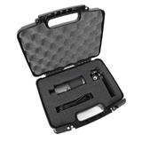 CASEMATIX Microphone Hard Case Compatible with Audio Technica ATR2500x ATR2100X AT2035 AT2020 ATR2100 USB AT2031 ATR2500 AT2050 AT2022 Studio and USB Microphones and Accessories