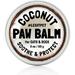 Dog Paw Balm Wax Soother & Moisturizer Cream with Natural Food-Grade Coconut Oil Organic Shea Butter & Beeswax 2 oz Safe Invisible Barrier Healing Protector for Cracked Dog Paws Snout & Elbows