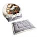 KYAIGUO Cat Dogs Plush Pet Bed Pet Mats Pad Rectangle Cat Dog Fall Winter Warm Sleeping Bag Long Plush Soft Pet Bed Calming Bed
