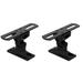 2 Pieces Wall Speaker Stand Mount Bookshelf Bookshelves Mounted Studio Monitor Bracket Speakers Stands Swivel