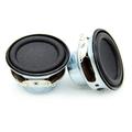 Trjgtas 2Pcs Audio Speaker 4Î© 6W 40mm 1.5 Inch Bass Multimedia Speaker Loudspeaker DIY Sound Mini Speaker for Home Theater