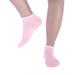 Winter Polyester Ankle-Length Workout Athletic Yoga Socks for Women Pink Activewear Solid Color Ladies Backless Grip Ankle Sports Anti Slip Slippers