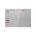 Jacenvly Light Weight and Large SuctionAcrylic Magnetic Calendar Board For Fridge Monthly Calendar & Blank Board For Refrigerator Program Management Sticker Display Whiteboard Acrylic Board Calendar
