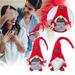 SEAYI 2PCS/Set Valentineâ€™s Day Dwarf Doll Ornaments Valentine s Day Decorations Bedroom Living Room Desktop Decorations Standing Post Plush Gnome Doll Ornaments for Kids Girlfriend Red