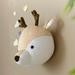 Surpdew Head Wall Decor Plush Toys For Nursery Cute Stuffed Head Wall Mount Decor Plush Head Stuffed Hanging Wall DÃ©cor For Kids Bedroom Or Playroom D