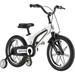 KEHOMY 16 Kids Bike for Girls and Boys Magnesium Alloy Frame with Auxiliary Wheel Kids Single Speed Cruiser Bike