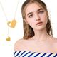 KIHOUT Deals Lariat Necklace for Women Dainty Long Necklaces Heart Pearl CZ Teardrop Pendant Necklace Simple Gold Silver Drop Necklace Trendy Y Necklace Fashion Gold Jewelry for Women Girls