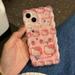 Sanrio Hello Kitty case Cute y2k Cartoon Anime girl phone Accessories Pink rhinestone iPhone 14 13 12 11 Mobile cases Girl Gifts