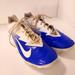 Nike Shoes | Nike Vapor Lunarlon Baseball Cleats Mens 11.5 Blue White Low Top | Color: Blue/White | Size: 11.5