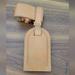 Louis Vuitton Bags | Like New Louis Vuitton Luggage Tag And Poignet | Color: Tan | Size: Os