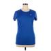 Nike Active T-Shirt: Blue Activewear - Women's Size X-Large