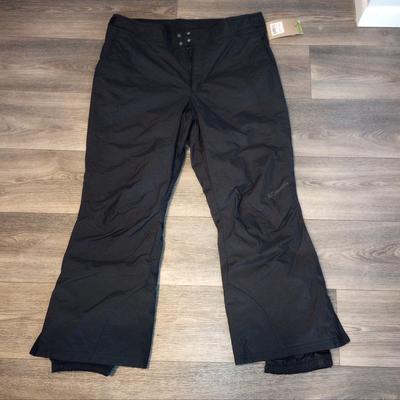 Columbia Pants & Jumpsuits | Columbia Ski Pants Womens Xl Black Insulated Snowboard Winter Gorpcore Apparel | Color: Black | Size: Xl