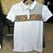 Burberry Shirts & Tops | Burberry White With Vintage Check Polo Shirt | Color: Gray/White | Size: 14b