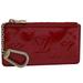 Louis Vuitton Bags | Louis Vuitton Monogram Vernis Pochette Cles Coin Purse Red M9144f Lv Auth 55771 | Color: Red | Size: Os