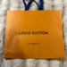 Louis Vuitton Other | Louis Vuitton 15.6 X 13.25 X 6.25 Large Authentic Gift Shopping Paper Bag Orange | Color: Orange | Size: Os