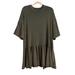 American Eagle Outfitters Dresses | American Eagle Women's Jegging Fit Tunic Short Sleeve Gray Dress Size M | Color: Gray | Size: M