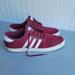 Adidas Shoes | Adidas Low Top Lace Up Sneakers Skate Board Shoes Burgundy White Stripe Size 13 | Color: Red/White | Size: 13