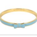 Kate Spade Jewelry | Kate Spade Baby Blue And Gold Bangle Bracelet | Color: Blue/Gold | Size: Os