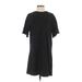 ASOS Casual Dress - Mini Crew Neck Short sleeves: Black Print Dresses - Women's Size 0