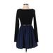 Elizabeth and James Casual Dress - A-Line: Black Dresses - Women's Size X-Small