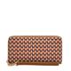 Fossil Zip Around Clutch für Damen Logan beschichtet Textil Polyurethan, SL10058564