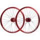 Disc Brake Quick Release Hub 24H, Bicycle Wheel Pair 20''406mm Rim V For 7/18/9/10/10/10/10 High Speed Cassettes