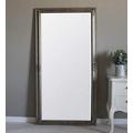 Barcelona Trading Churchill CHAMPAGNE SILVER Large Shabby Chic antique Full Length leaner Floor Mirror 63"x29", Wood