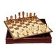 PacuM Chess Game Set Chess Set Chess Board Set Chess Board Game Chess，Wooden Set Birch Pieces Storage Chessboard，Strategy Chess Board Game Chess Board Game Chess Game Chess (Size : 30 * 30 * 4cm)