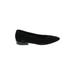 VANELi Flats: Slip-on Chunky Heel Classic Black Print Shoes - Women's Size 8 - Pointed Toe